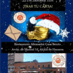 Cartel del Paje Real y Papá Noel de Café Pendiente de Alcalá de Henares