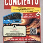 Cartel de Concierto Final de Curso del Conservatorio Profesional de Música de Alcalá de Henares